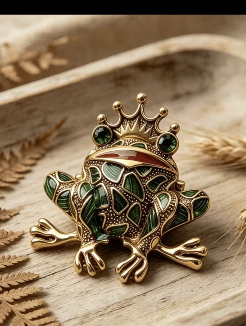 Frog Prince Brooch NEW